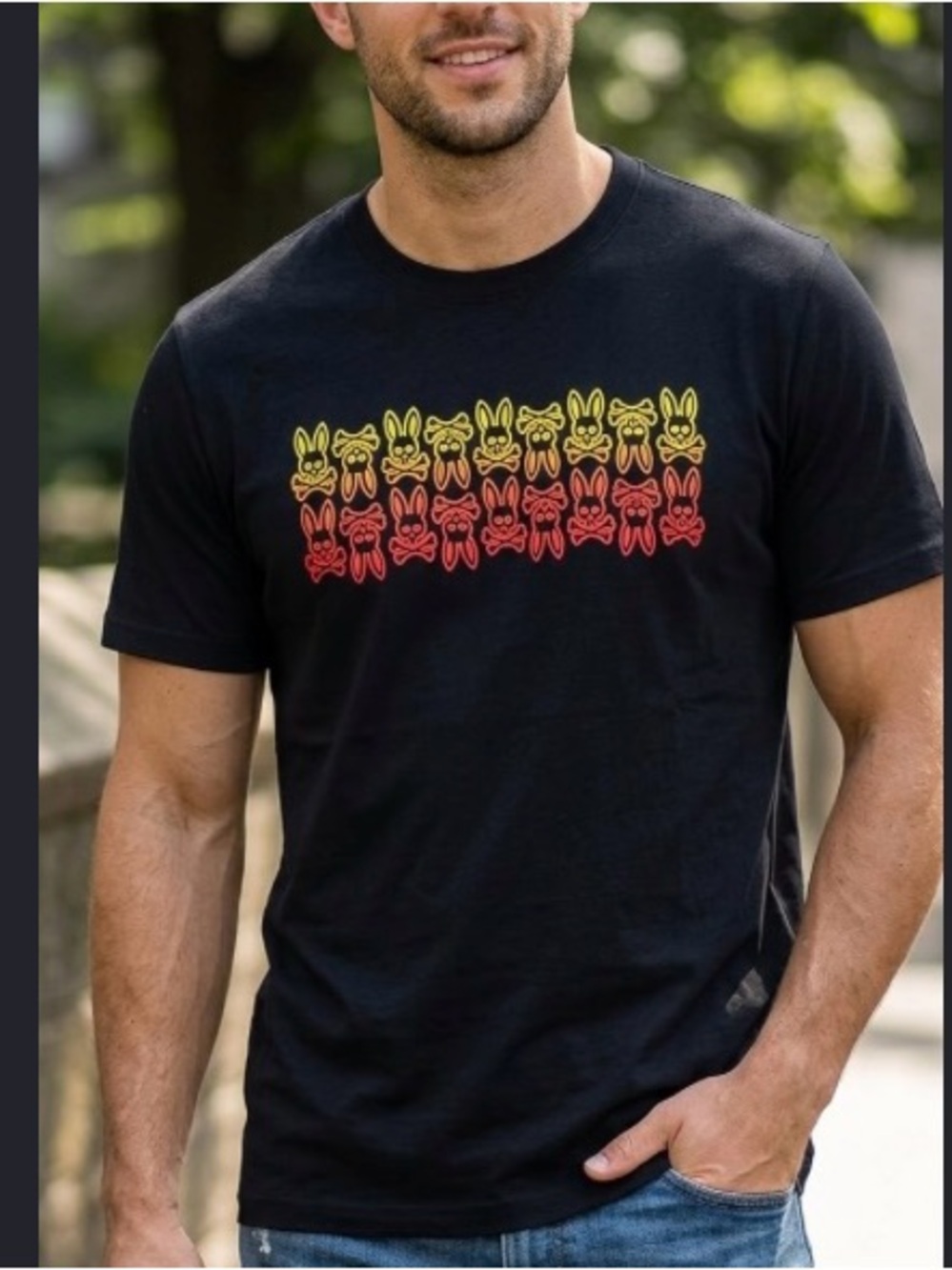 Psycho Bunny Obec Pima Cotton Logo Graphic Tee